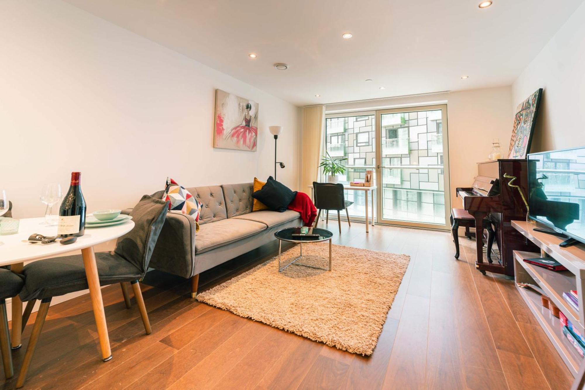 Stylish And Comfortable Canary Wharf Apartment Perfect For Long Stays 伦敦 外观 照片